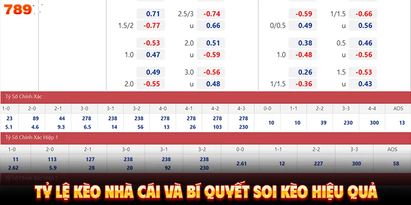 Tỷ lệ kèo nhà cái